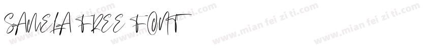 SAMELA FREE FONT字体转换